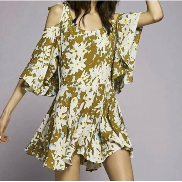 Free People One Lucina Floral Print Swing Dress Size XS - Picture 1 of 10